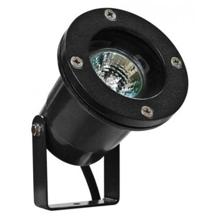 DABMAR LIGHTING 7W & 12V LED MR16 Spot Light with Yoke Black LV108-LED7-B